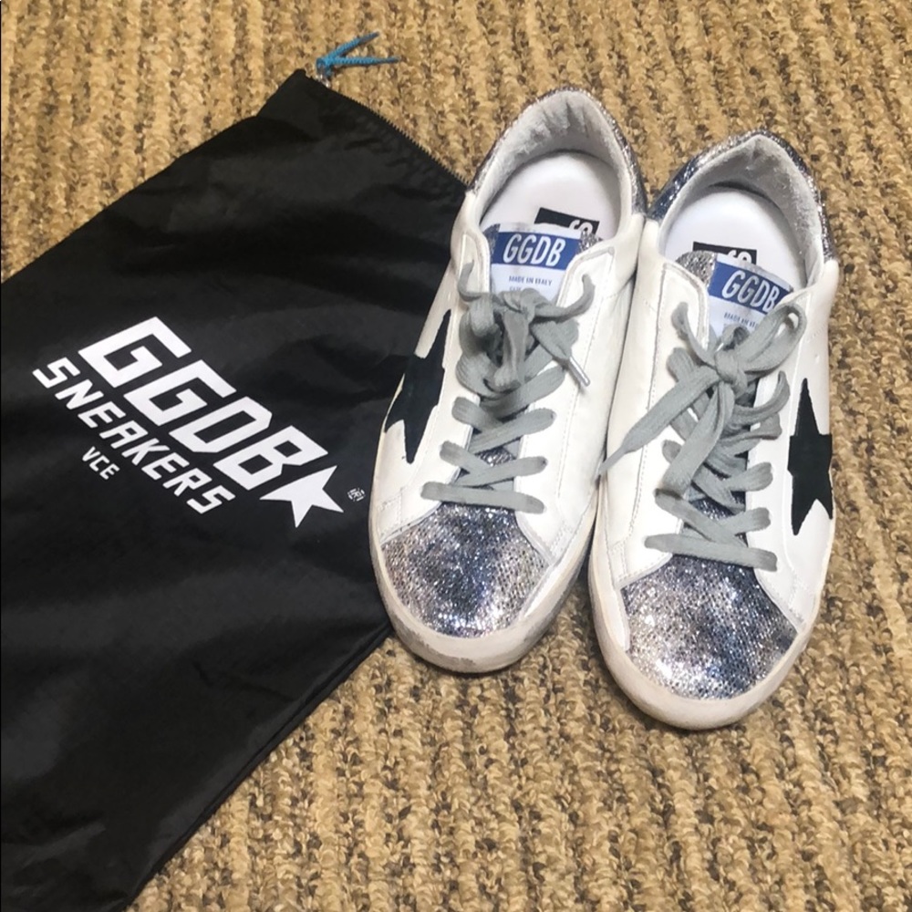 Golden Goose Zebra glitter size 36